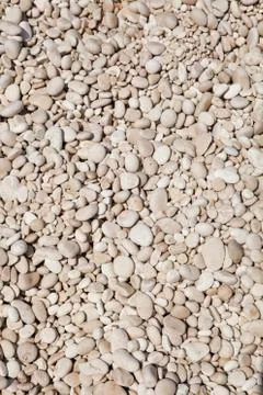 Pebbles on myrtos beach Stock Photos
