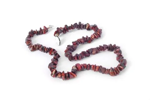 Pebbles necklace Foto stock