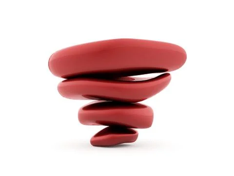 Pebbles rendered Stock Illustration