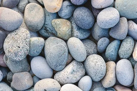 Pebbles sea texture Stock Photos