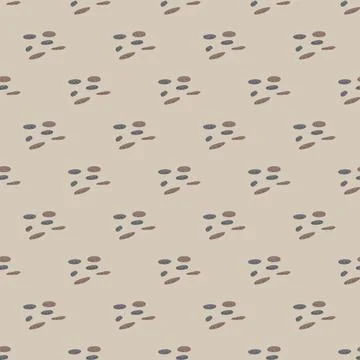 Pebbles seamless pattern. Beautiful texture gravel for fabric design. Repeate Stock Illustration