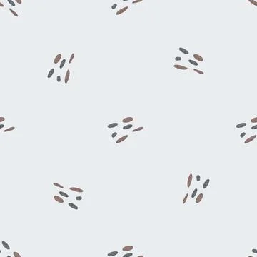 Pebbles seamless pattern. Beautiful texture gravel for fabric design. Repeate Stock Illustration