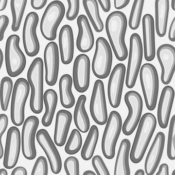 Pebbles seamless pattern.Sand stone seamless background texture. Light grey Stock Illustration