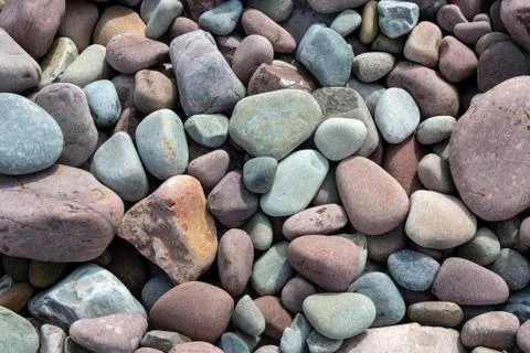 Pebbles on a shingle beach Stock Photos
