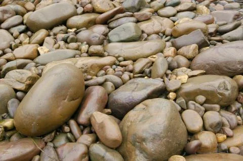 Pebbles stone background Foto stock