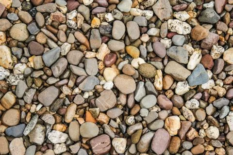 Pebbles stone background Stock Photos