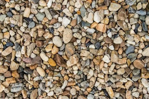 Pebbles stone background Stock Photos