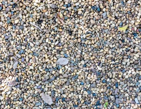 Pebbles stone wall ,texture background Stock Photos