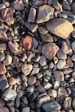 Pebbles Stones Full Frame Background Foto stock