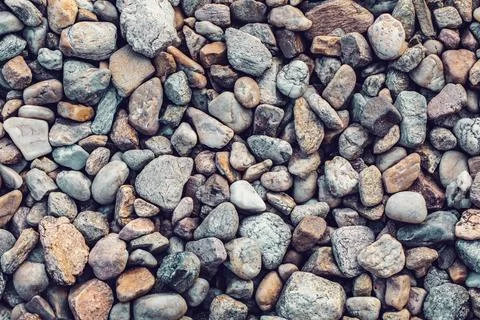 Pebbles texture background Stock Photos