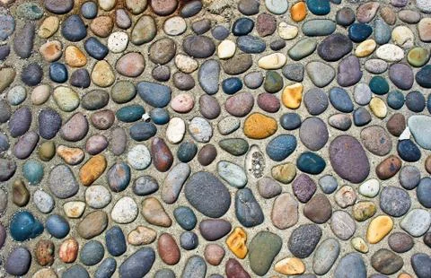 Pebbles texture Stock Photos
