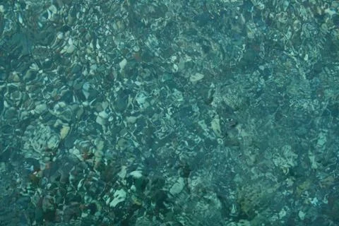 Pebbles under water Stock Photos