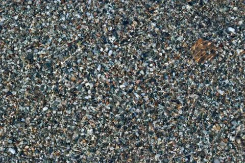 Pebbles in water. Stock Photos