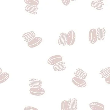 Pecan nut glyph seamless pattern Stockillustratie