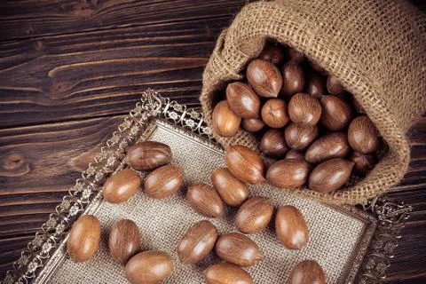 Pecan nuts Foto stock