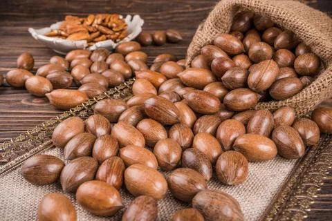 Pecan nuts Foto stock