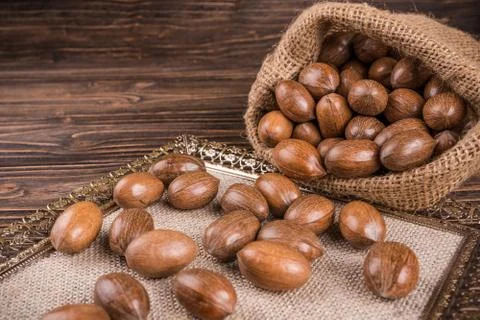 Pecan nuts Foto stock