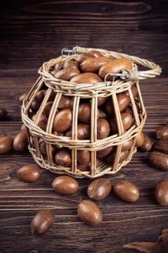 Pecan nuts Foto stock