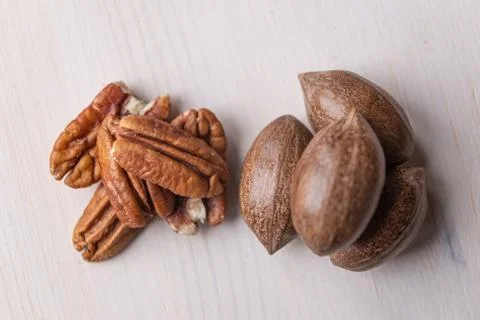 Pecan Nuts Stock Photos