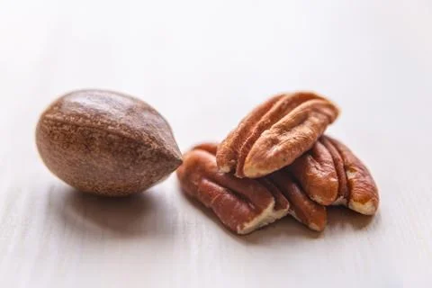 Pecan Nuts Stock Photos