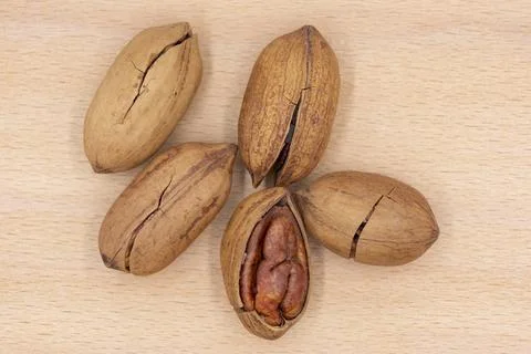 Pecan nuts Stock Photos
