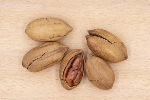 Pecan nuts Stock Photos