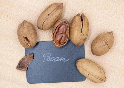 Pecan nuts Stock Photos