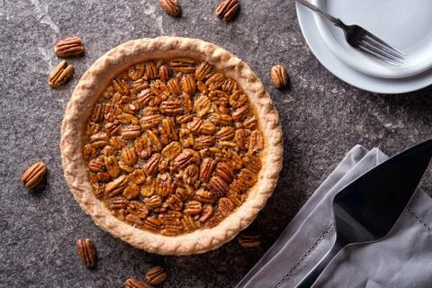 Pecan Pie Stock Photos