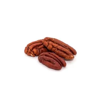 Pecan on a white background Stock-Fotos