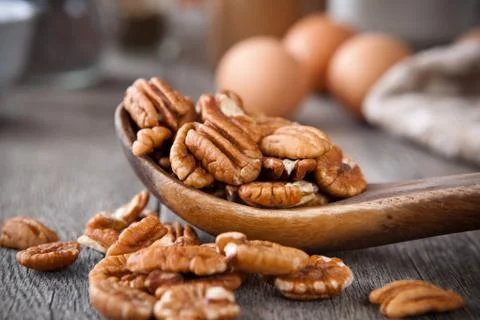 Pecans Stock Photos