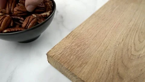 Pecans Slow Motion Selection Stock Footage 150278076