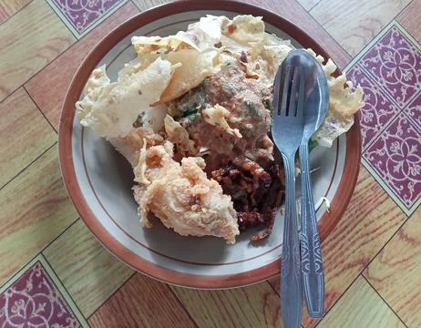 Pecel rice Stock Photos