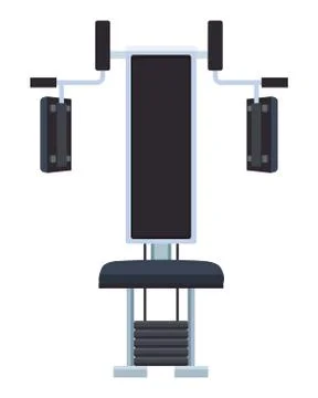 Pectoral fly machine Stock Illustration