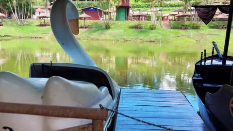 Pedal boat Stock Footage 321471452