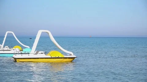 Pedal-boats Stock Footage 78167343
