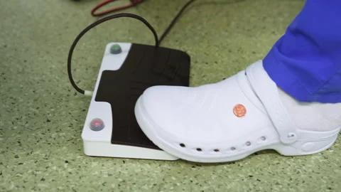 Pedal for a surgery device. Stock Footage 169571747