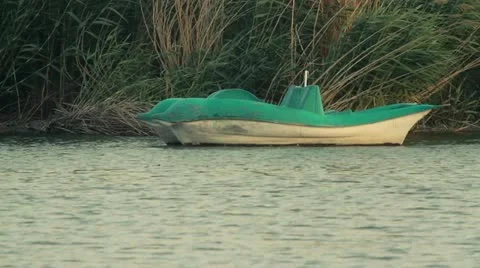Pedalo boats Stock Footage 20468957