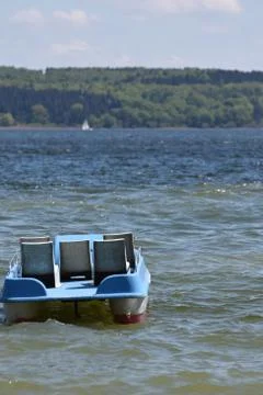 Pedalo Bobbing Stock Photos