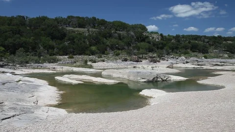 Pedernales Falls State Park. Stockbeeldmateriaal 76873472