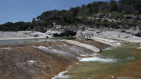 Pedernales Falls State Park. Stockbeeldmateriaal 76873645