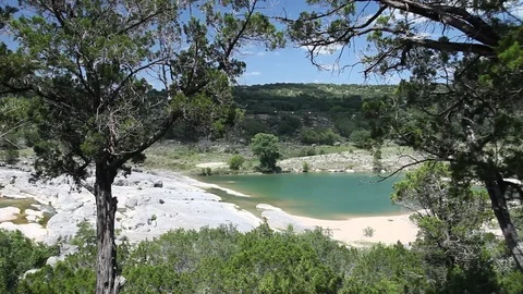 Pedernales Falls State Park. Stockbeeldmateriaal 76873765