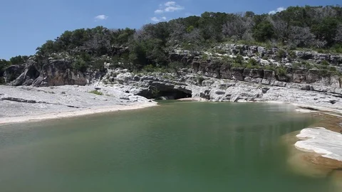 Pedernales Falls State Park. Stockbeeldmateriaal 76873773
