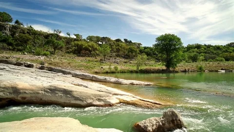 Pedernales Falls Texas Stock Footage 76021704