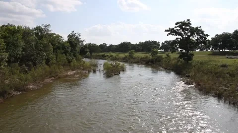 Pedernales River Stockbeeldmateriaal 64256727