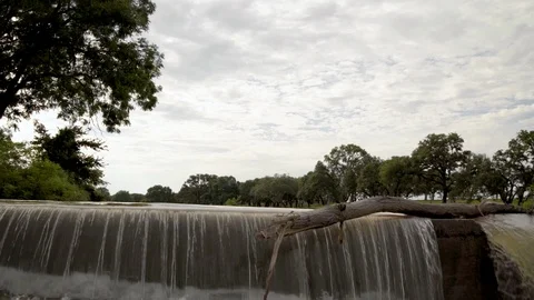 The Pedernales River in slow motion Stock Footage 109591621