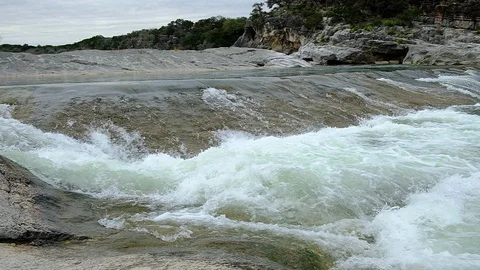 Pedernales river in Texas Video stock 103629528