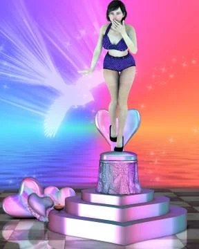 Pedestal Stock Illustration