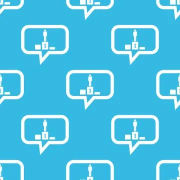 Pedestal message pattern Illustrazione stock