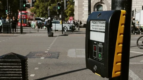Pedestrial devise Stock Footage 318230441