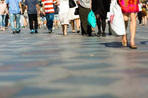 Pedestrian area Stock Photos